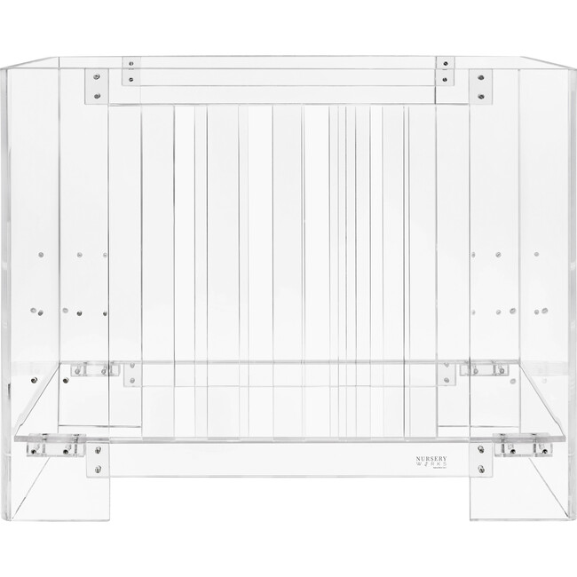 Vetro Mini Crib, Acrylic - Cribs - 6