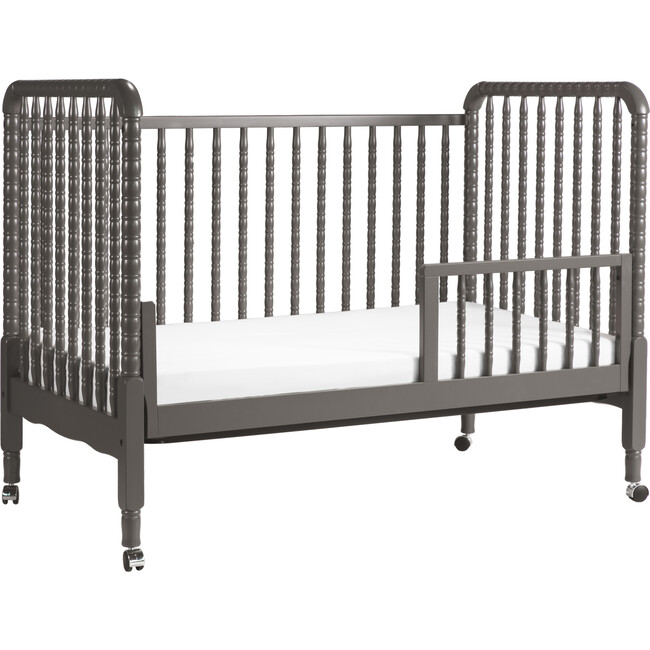 Jenny Lind 3-in-1 Convertible Crib, Slate - Cribs - 4