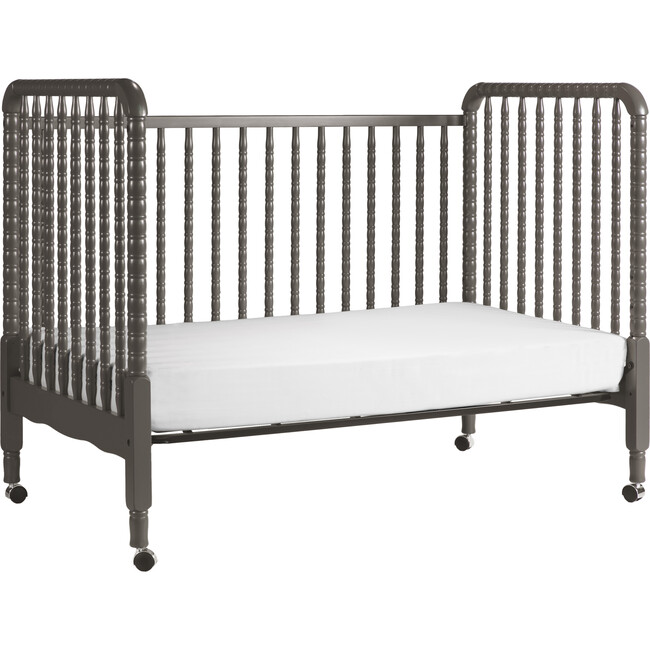 Jenny Lind 3-in-1 Convertible Crib, Slate - Cribs - 5