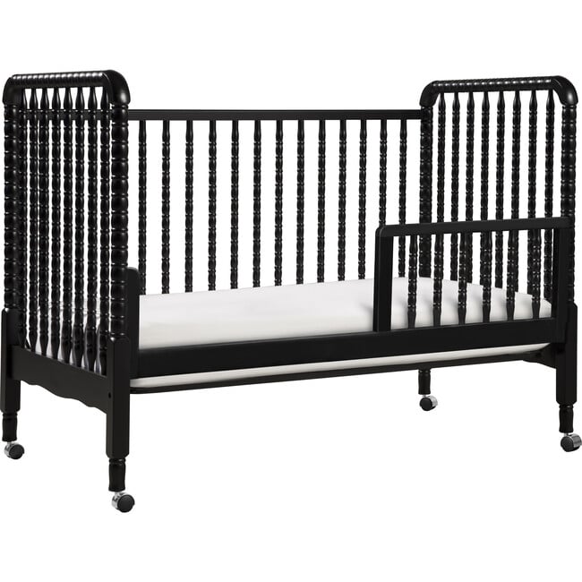 Jenny Lind 3-in-1 Convertible Crib, Ebony - Cribs - 6