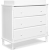 Jenny Lind Spindle 3-Drawer Dresser, White - Dressers - 2