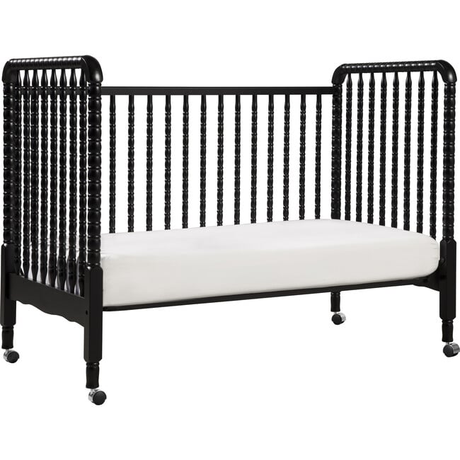 Jenny Lind 3-in-1 Convertible Crib, Ebony - Cribs - 7