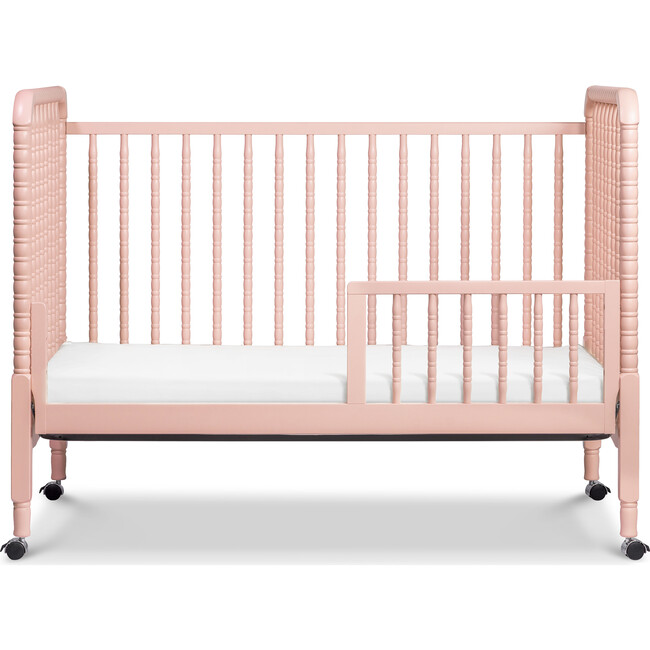 Jenny Lind 3-in-1 Convertible Crib, Blush Pink - Cribs - 5