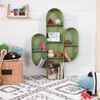Cactus Bookcase, Sage Green - Bookcases - 2 - thumbnail