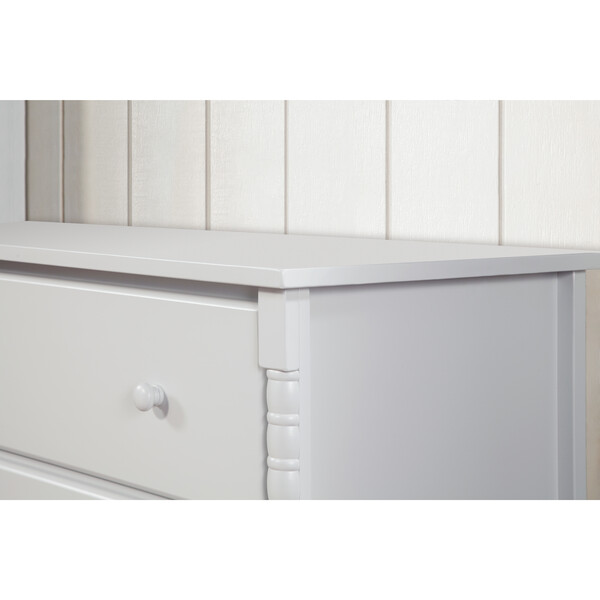 Jenny Lind Spindle 3-Drawer Dresser, Fog Grey - daVinci Dressers & Changing  Tables | Maisonette