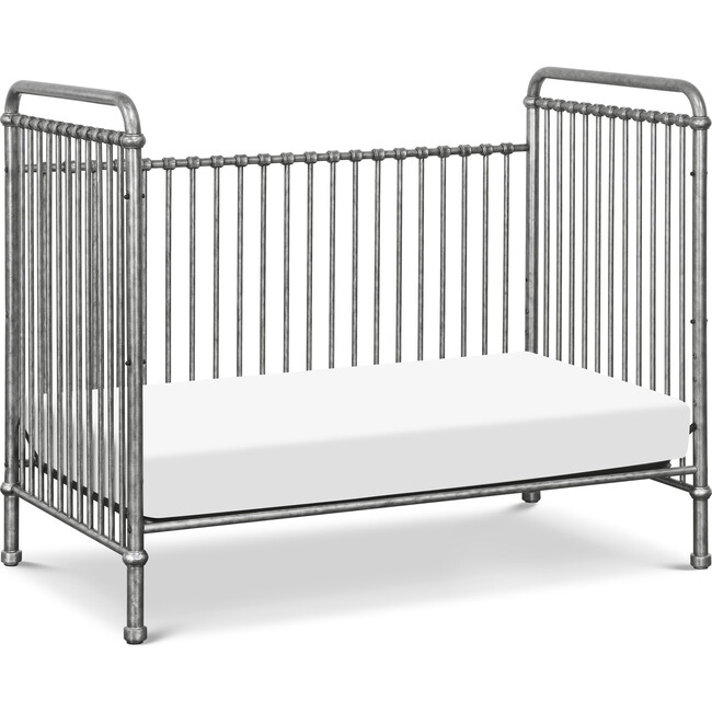 Abigail 3-in-1 Convertible Crib, Vintage Silver - Cribs - 4