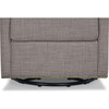 Harper Swivel Glider with Gliding Ottoman, Grey Tweed - Nursery Chairs - 4