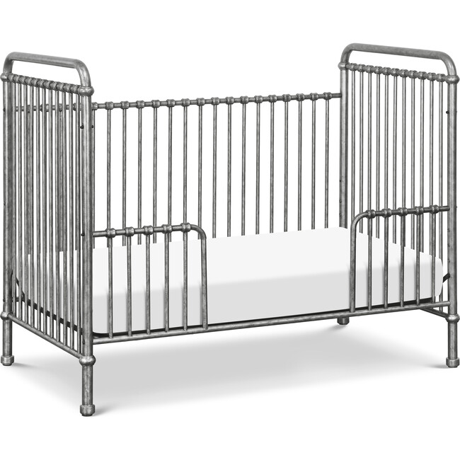 Abigail 3-in-1 Convertible Crib, Vintage Silver - Cribs - 6
