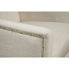 Harper Swivel Glider with Gliding Ottoman, White Linen - Nursery Chairs - 8