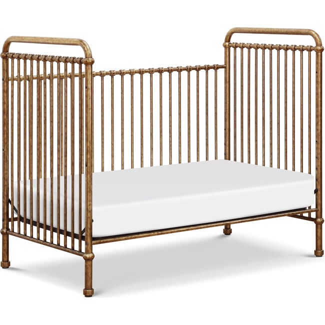 Abigail 3-in-1 Convertible Crib, Vintage Gold - Cribs - 5