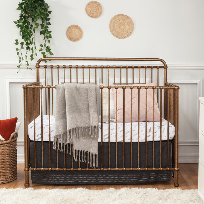 Winston 4-in-1 Convertible Crib, Vintage Gold