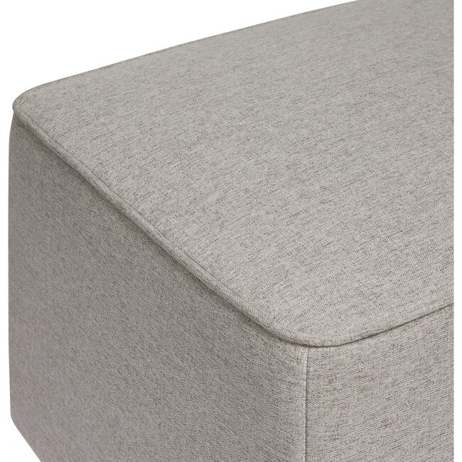 Kiwi Gliding Ottoman, Grey Eco-Performance Fabric - Ottomans - 7