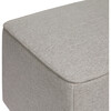 Kiwi Gliding Ottoman, Grey Eco-Performance Fabric - Ottomans - 7