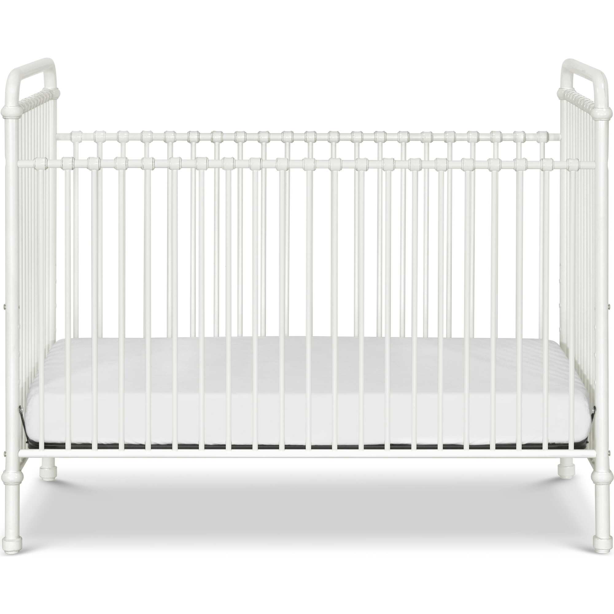 Abigail 3-in-1 Convertible Crib, Washed White - Cribs - 1