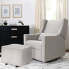 Kiwi Gliding Ottoman, Grey Eco-Performance Fabric - Ottomans - 8