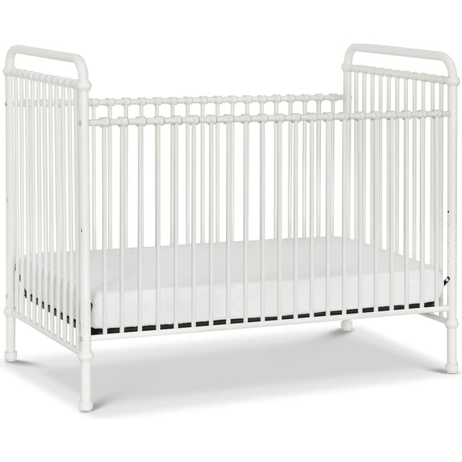 Abigail 3-in-1 Convertible Crib, Washed White - Cribs - 4