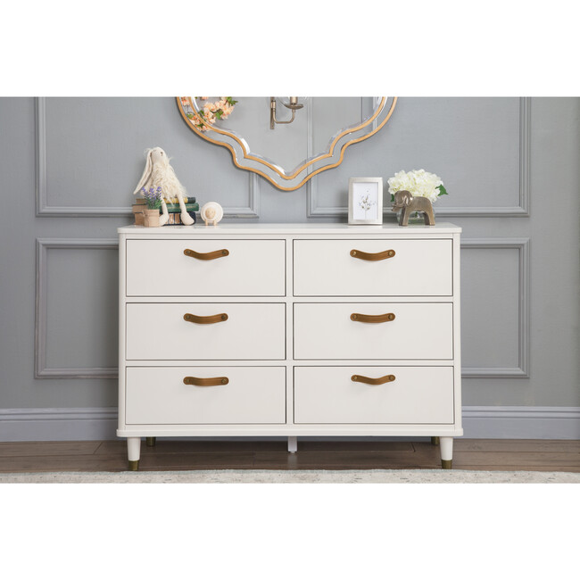 Tanner 6-Drawer Assembled Dresser, Warm White - Dressers - 8