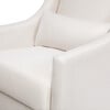 Toco Swivel Glider and Ottoman, Cream Eco-Performance Fabric - Nursery Chairs - 7