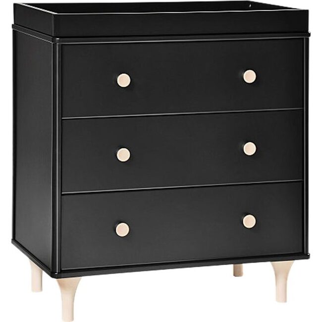 Lolly Dresser, Black and Washed Natural