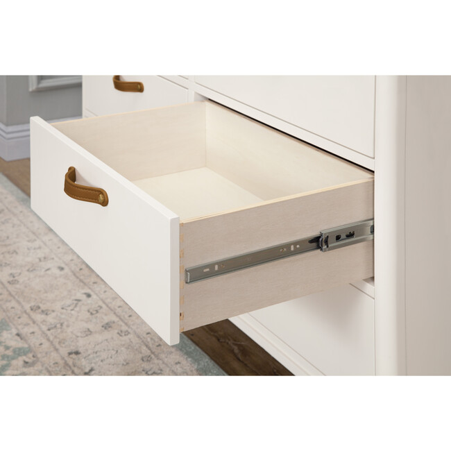 Tanner 6-Drawer Assembled Dresser, Warm White - Dressers - 6