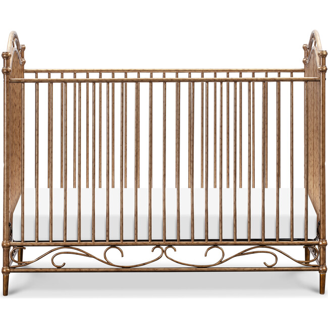 Camellia 3-in-1 Convertible Crib, Vintage Gold - Cribs - 1