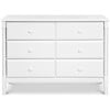 Jenny Lind Spindle 6-Drawer Dresser, White - Dressers - 1 - thumbnail