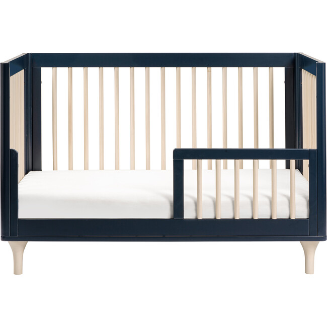 Lolly 3-in-1 Convertible Crib with Toddler Bed Conversion Kit, Navy - Cribs - 4