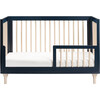 Lolly 3-in-1 Convertible Crib with Toddler Bed Conversion Kit, Navy - Cribs - 4 - thumbnail