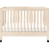 Maki Full-Size Portable Folding Crib with Toddler Bed Conversion Kit, Natural - Cribs - 1 - thumbnail