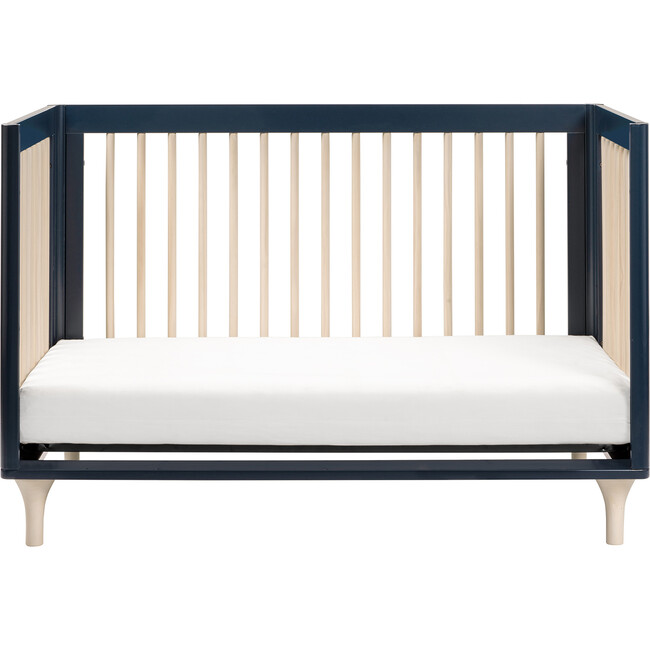 Lolly 3-in-1 Convertible Crib with Toddler Bed Conversion Kit, Navy - Cribs - 6