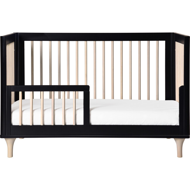 Lolly 3-in-1 Convertible Crib with Toddler Bed Conversion Kit, Black - Cribs - 6