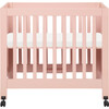 Origami Mini Crib, Petal Pink - Cribs - 4