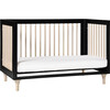 Lolly 3-in-1 Convertible Crib with Toddler Bed Conversion Kit, Black - Cribs - 7