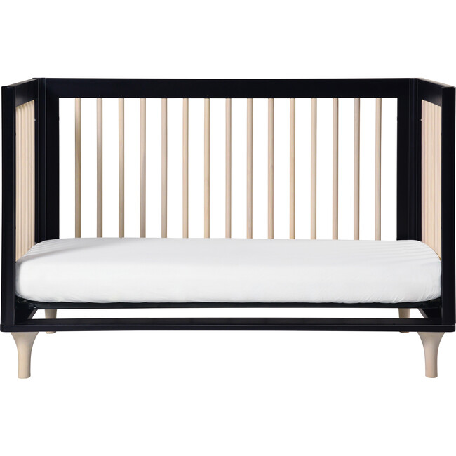 Lolly 3-in-1 Convertible Crib with Toddler Bed Conversion Kit, Black - Cribs - 8