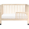 Maki Full-Size Portable Folding Crib with Toddler Bed Conversion Kit, Natural - Cribs - 5