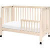 Maki Full-Size Portable Folding Crib with Toddler Bed Conversion Kit, Natural - Cribs - 6