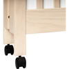 Maki Full-Size Portable Folding Crib with Toddler Bed Conversion Kit, Natural - Cribs - 8 - thumbnail