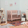 Origami Mini Crib, Petal Pink - Cribs - 10
