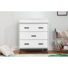 Scoot 3-Drawer Changer Dresser with Removable Changing Tray, Slate/White - Dressers - 5