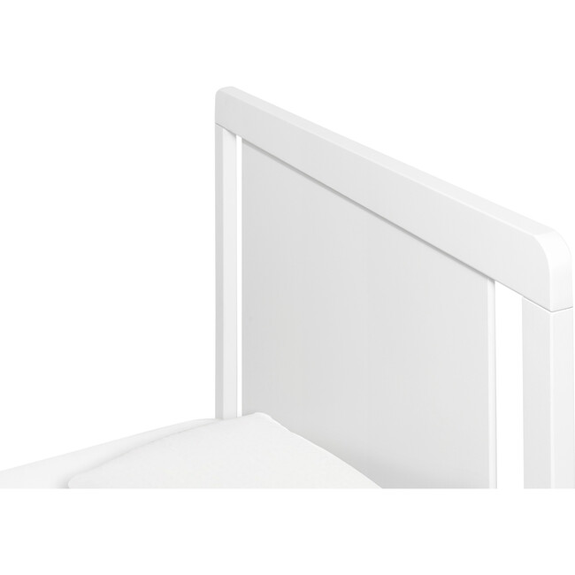Hudson Platform Twin Bed, White - Beds - 3