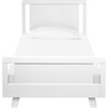 Hudson Platform Twin Bed, White - Beds - 4