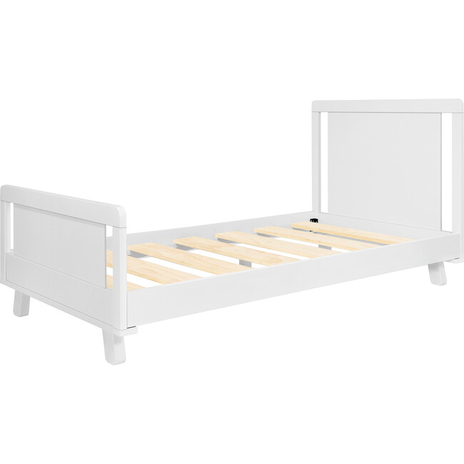 Hudson Platform Twin Bed, White - Beds - 6