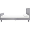 Hudson Platform Twin Bed, Grey - Beds - 1 - thumbnail