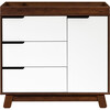 Hudson 3-Drawer Changer Dresser with Removable Changing Tray, Expresso/White - Dressers - 1 - thumbnail