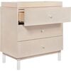 Gelato 3-Drawer Changer Dresser with Removable Changing Tray, Natural - Dressers - 3