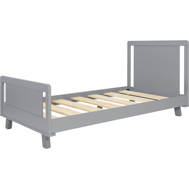 Hudson Platform Twin Bed, Grey - Beds - 3