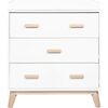 Scoot 3-Drawer Changer Dresser with Removable Changing Tray, White/Washed Natural - Dressers - 1 - thumbnail