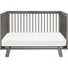 Hudson 3-in-1 Convertible Crib with Toddler Bed Conversion Kit, Slate - Cribs - 6