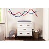 Scoot 3-Drawer Changer Dresser in White/Walnut - Dressers - 2