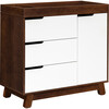 Hudson 3-Drawer Changer Dresser with Removable Changing Tray, Expresso/White - Dressers - 4